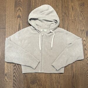 UGG Plush Zip Hoodie Cardigan - Gray
